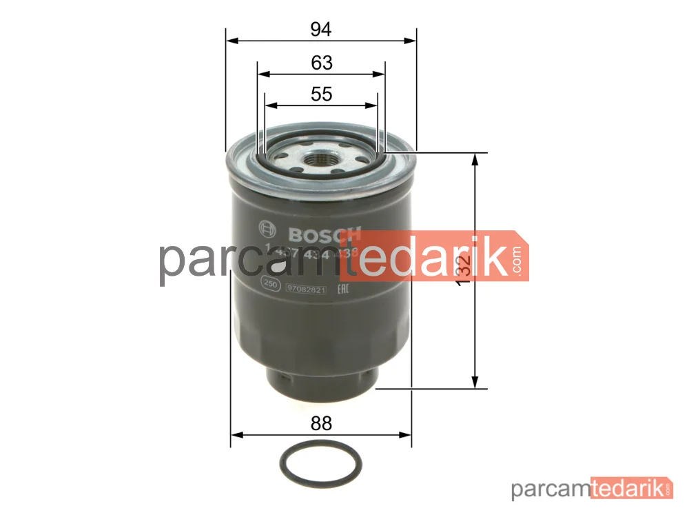 BOSCH 1457434438 | Yakıt Filtresi — Mazda 6, Toyota Hiace IV, Toyota Corolla