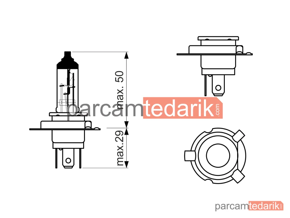 BOSCH 1987302092 | Ampuller — Mercedes-Benz G-Serisi, VW Transporter T3, Fiat 500X