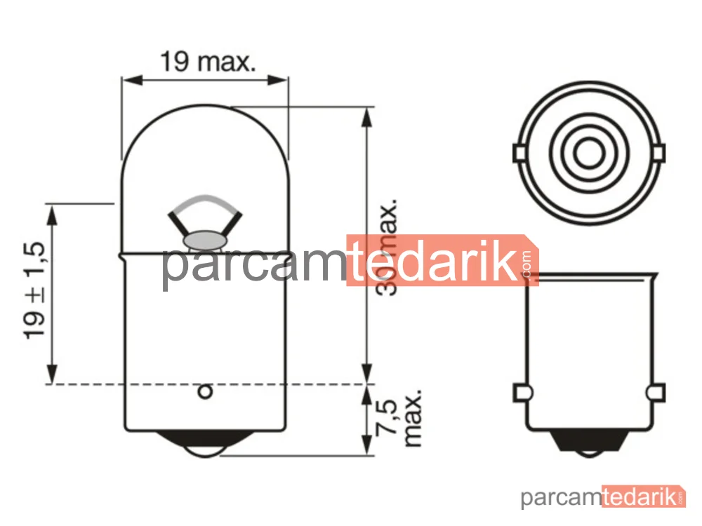 BOSCH 1987302203 | İç Aydınlatma — Ducati Monster, BMW 5, BMW K