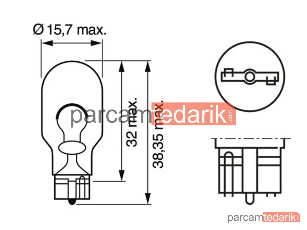 BOSCH 1987301049 | Ampuller — BMW 5, Mercedes-Benz E-Serisi, BMW 5 Touring