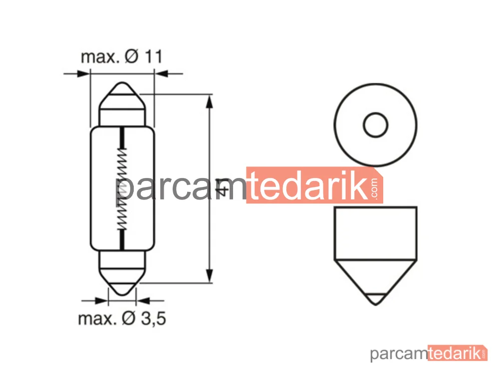 BOSCH 1987302225 | İç Aydınlatma — BMW 3, BMW 3 Touring, BMW 5
