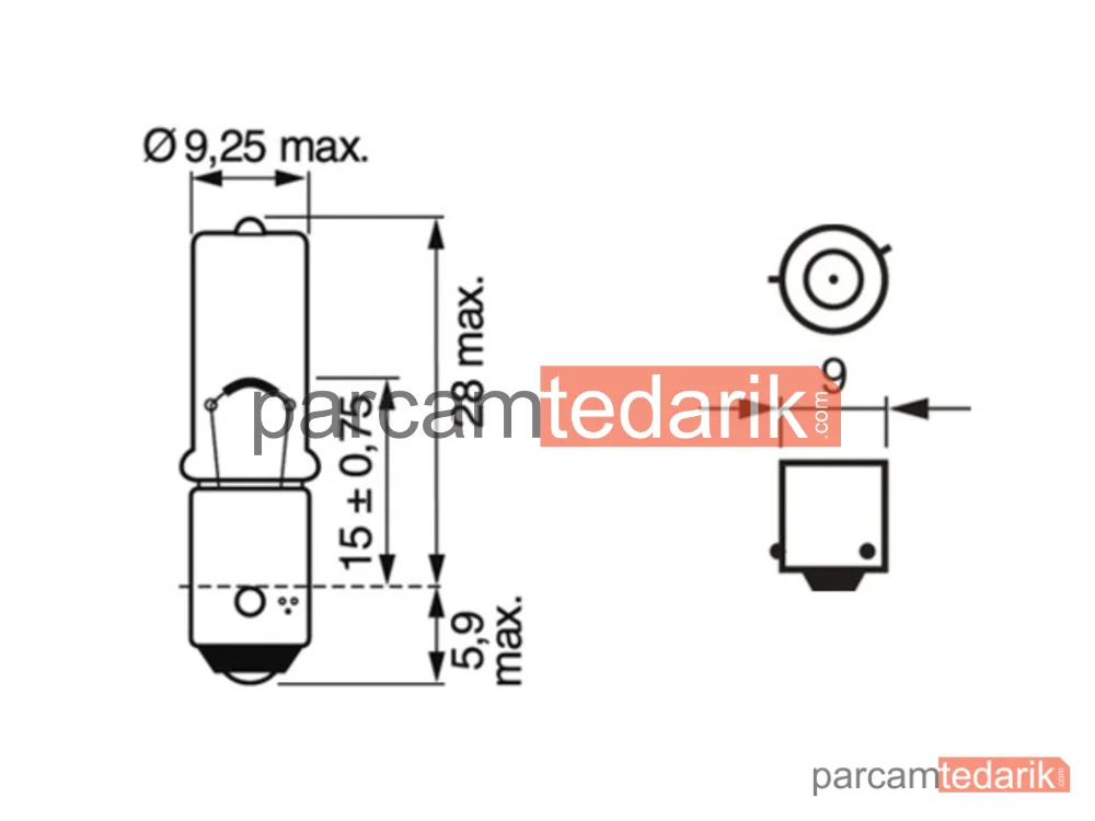 BOSCH 1987302809 | İç Aydınlatma — BMW 1, BMW 5, BMW 5 Touring