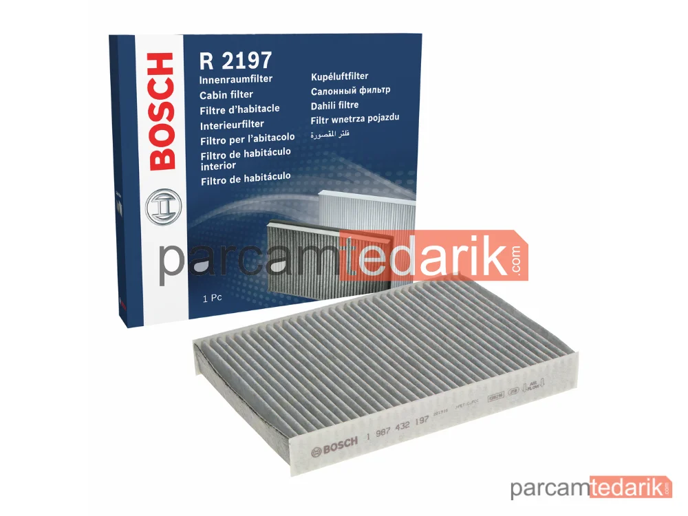 BOSCH 1987432197 | Polen Filtresi — Renault Clio II, Renault Kangoo Express, Renault Megane I