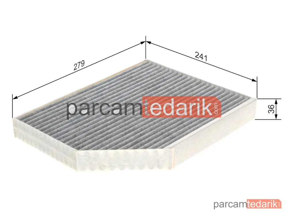 BOSCH 1987432369 | Polen Filtresi — Audi A5, Audi A5 Cabrio, Audi A4 B8