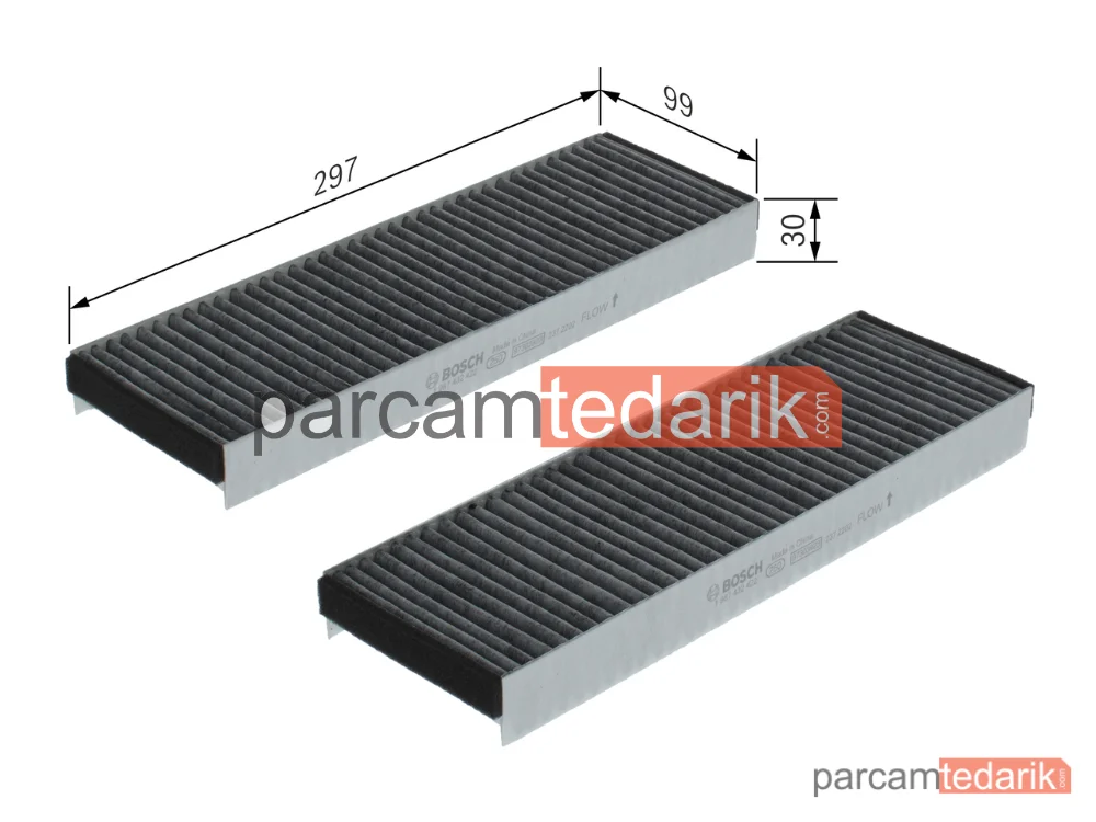 BOSCH 1987432422 | Polen Filtresi — Audi A6 C6, Audi R8, Audi A6 Allroad C6