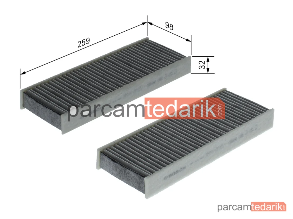 BOSCH 1987435525 | Polen Filtresi — Peugeot 308 II, Peugeot 308 SW II, Peugeot 508 II