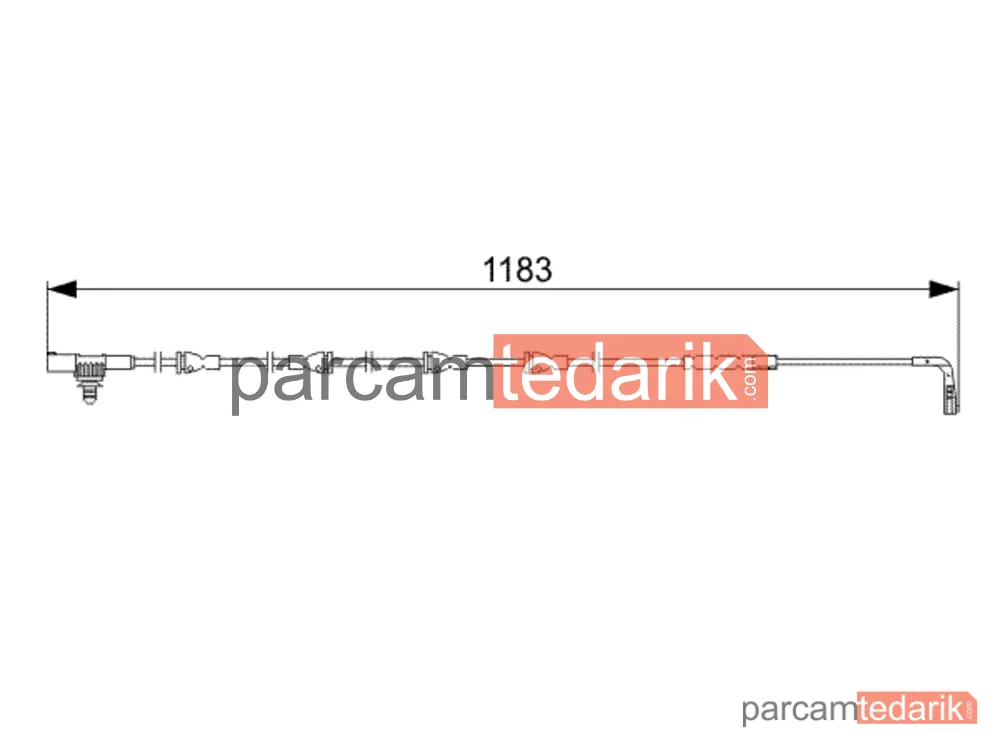 BOSCH 1987473031 | Balata Aşınma Fişi (Arka) — Land Rover Range Rover Sport I, Land Rover Discovery IV