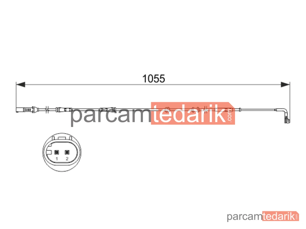 BOSCH 1987473507 | Balata Aşınma Fişi (Arka) — BMW 7