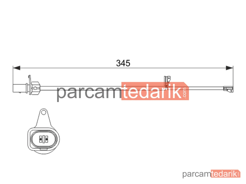 BOSCH 1987474507 | Balata Aşınma Fişi — Audi A6 C7, Audi A7, Audi Q5