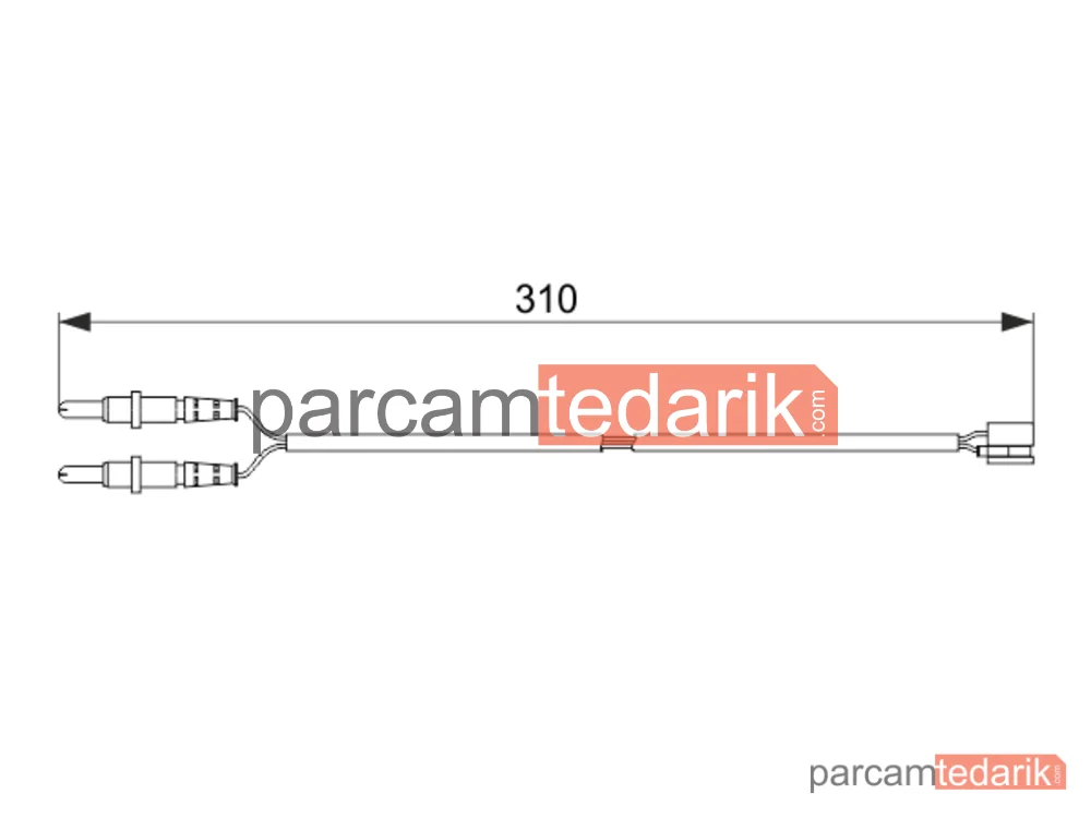 BOSCH 1987474519 | Balata Aşınma Fişi — Citroen C5 III, Citroen C5 III Break, Peugeot 407