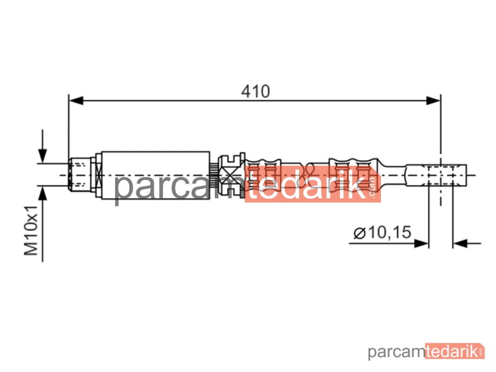 BOSCH 1987476805 | Fren Hortumu — Opel Astra G, Opel Astra G Kombi, Opel Astra G Coupe