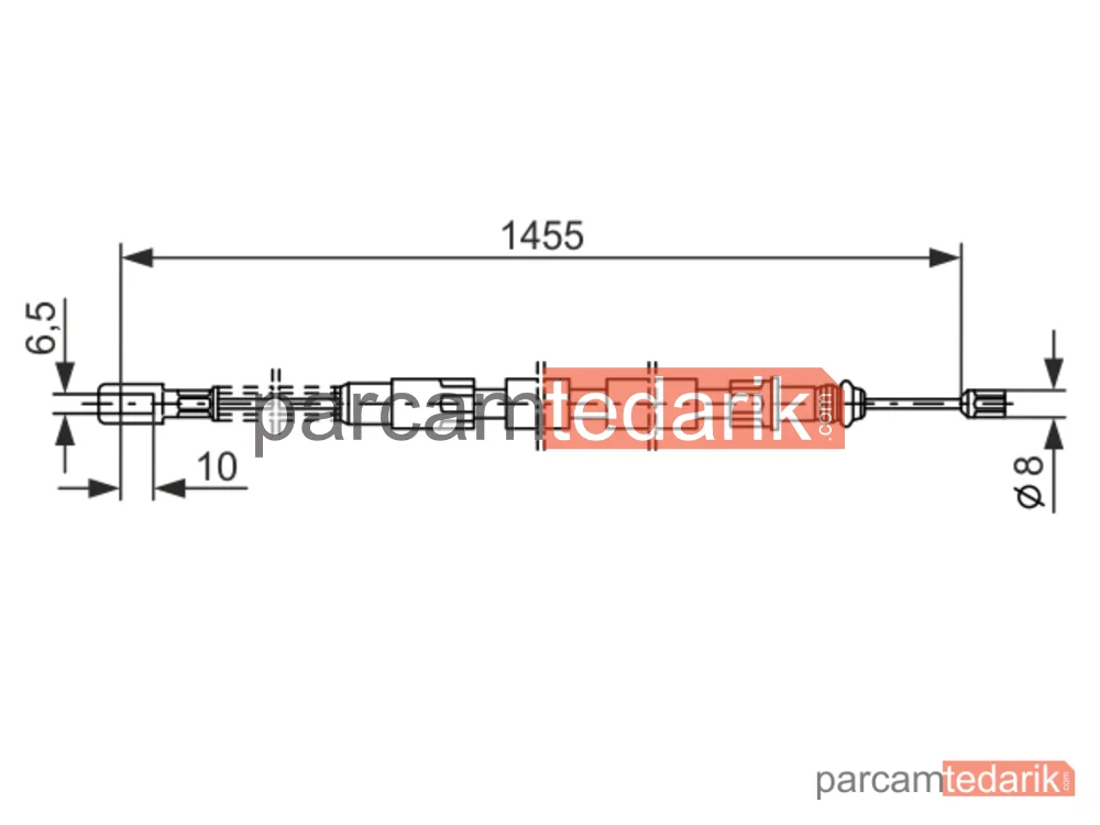 BOSCH 1987477040 | Teller ve Halatlar — VW Transporter T3