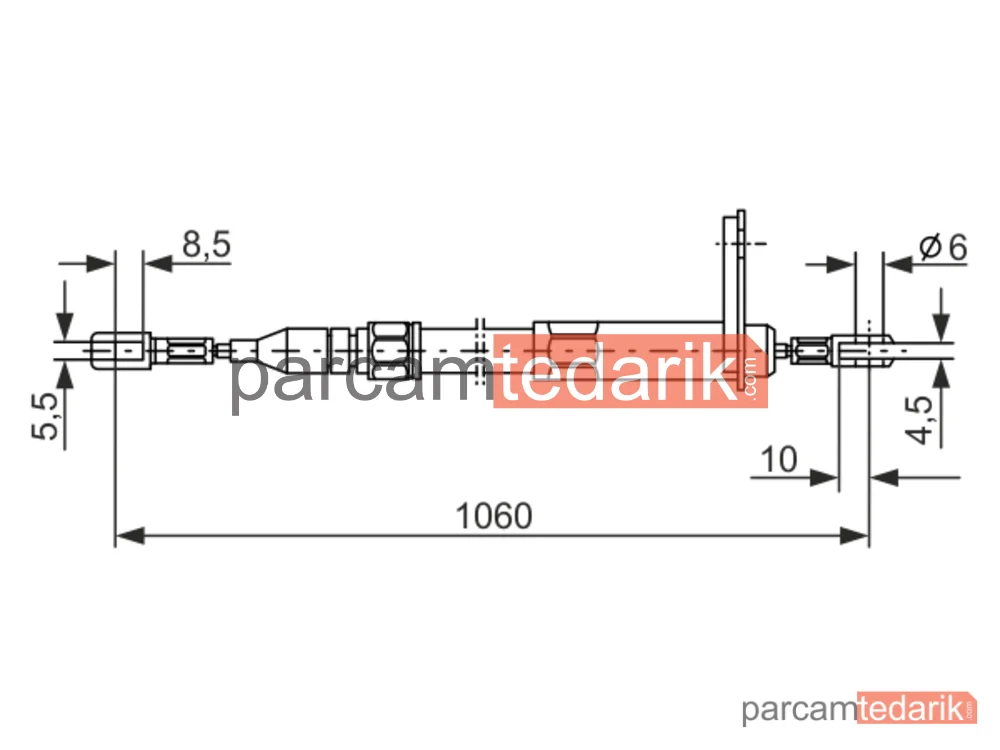 BOSCH 1987477047 | Teller ve Halatlar — Mercedes-Benz 124, Mercedes-Benz 124 T-Model, Mercedes-Benz 190
