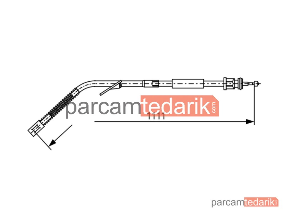 BOSCH 1987477126 | Teller ve Halatlar — Mercedes-Benz T2/LN1