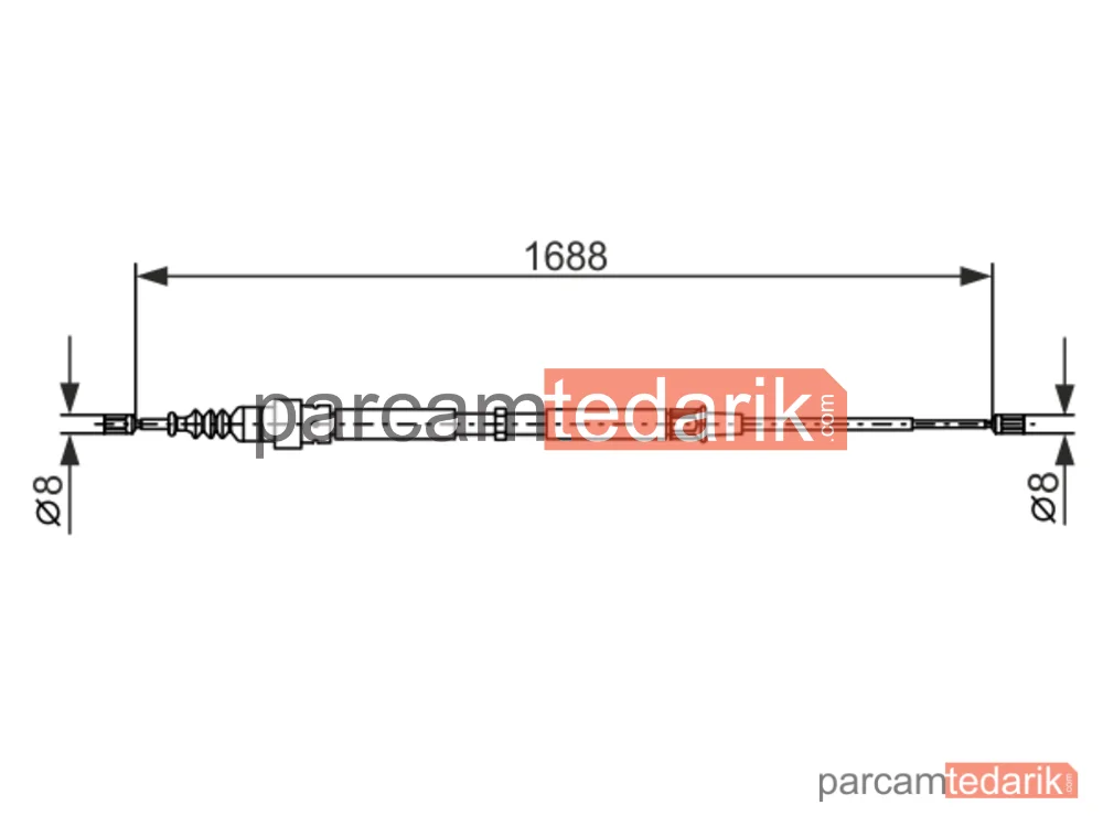 BOSCH 1987477696 | Teller ve Halatlar — VW Golf IV, VW Bora I, VW Golf IV Variant