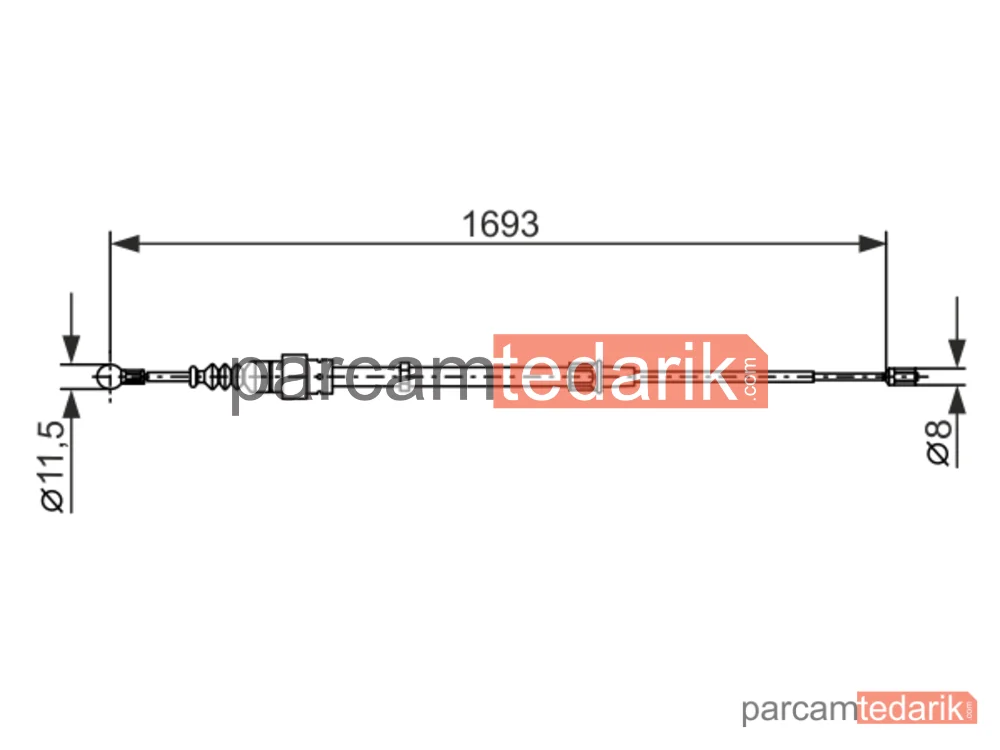 BOSCH 1987477698 | Teller ve Halatlar — VW Bora I, VW Golf IV, VW Golf IV Variant