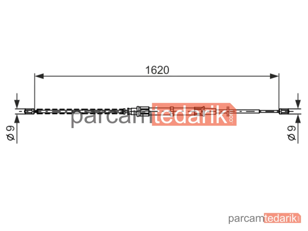 BOSCH 1987477704 | Teller ve Halatlar — Skoda Octavia I, Skoda Octavia I Combi