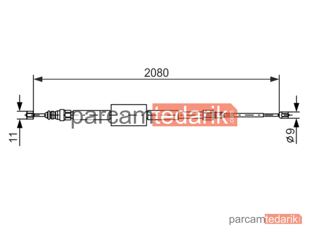 BOSCH 1987477787 | Teller ve Halatlar — Renault Megane II, Renault Scénic II, Renault Megane II Kombi