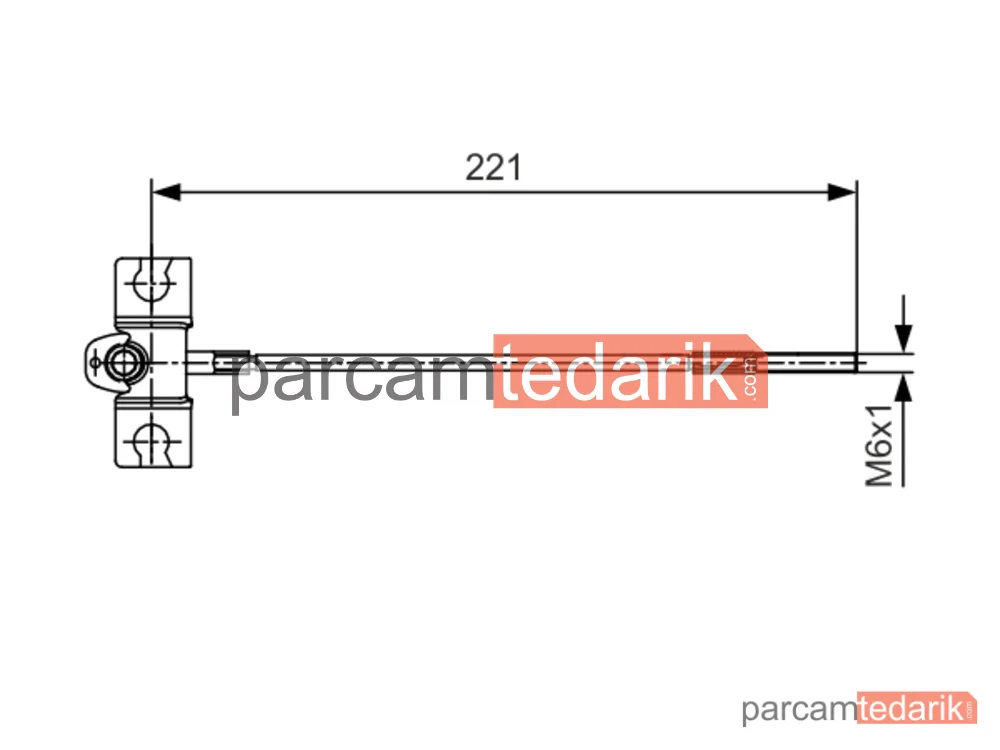 BOSCH 1987477913 | Teller ve Halatlar — Nissan Almera II, Nissan Almera Tino