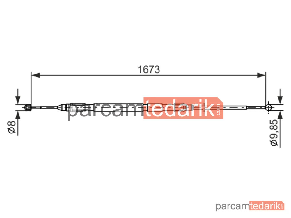 BOSCH 1987477947 | Teller ve Halatlar — BMW 5, BMW 5 Touring