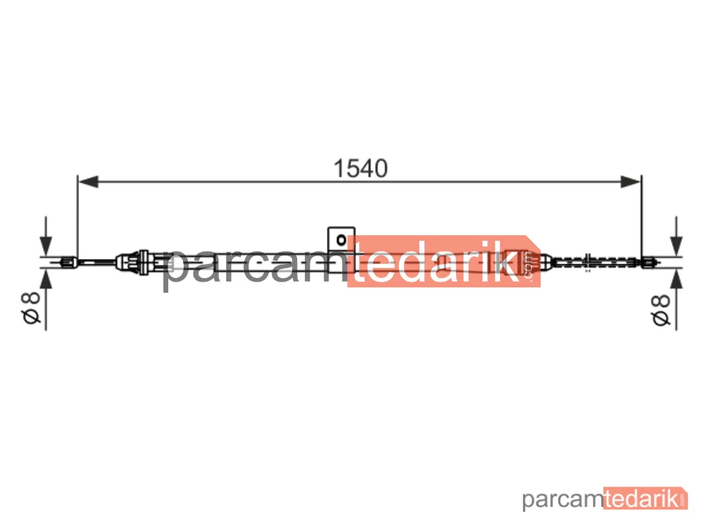 BOSCH 1987477992 | Teller ve Halatlar — Nissan Micra III, Nissan Micra C+c III
