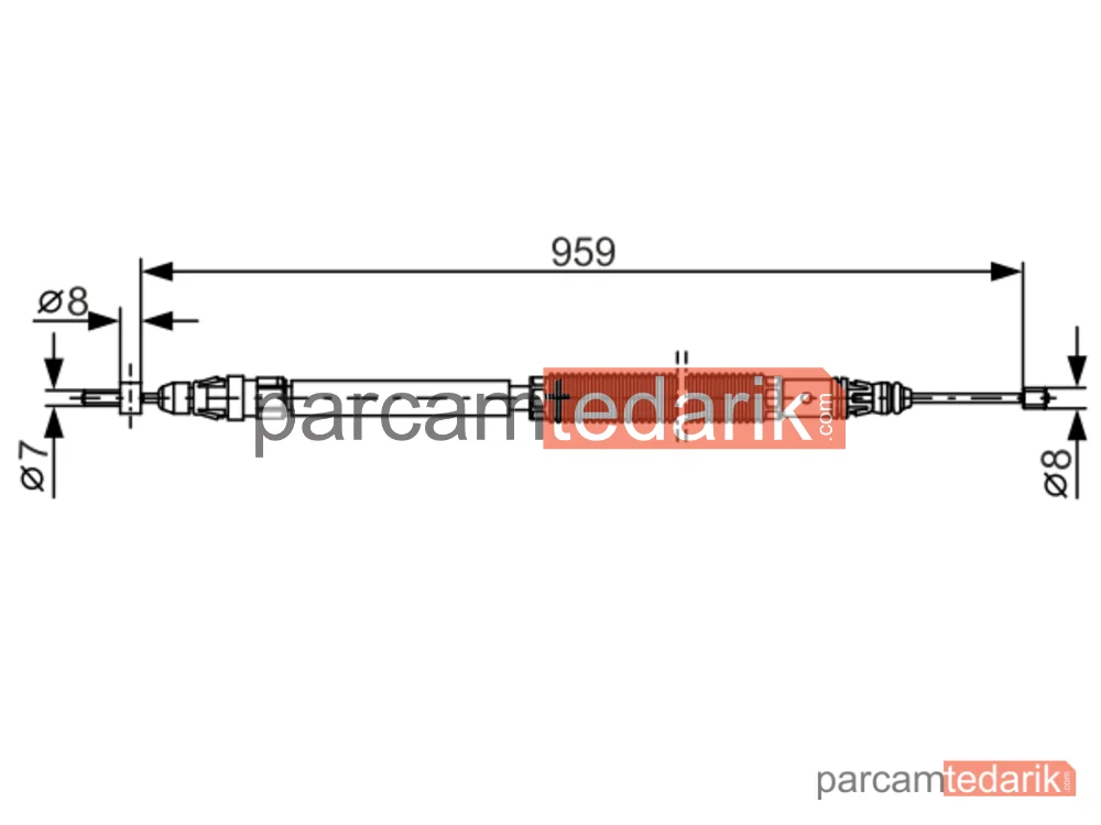 BOSCH 1987482001 | Teller ve Halatlar — Citroen C4 Grand Picasso I, Citroen C4 Picasso I Mpv