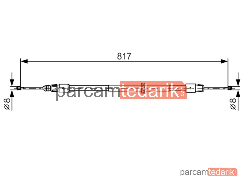 BOSCH 1987482024 | Teller ve Halatlar — Mercedes-Benz M-Serisi, Mercedes-Benz Gl-Serisi