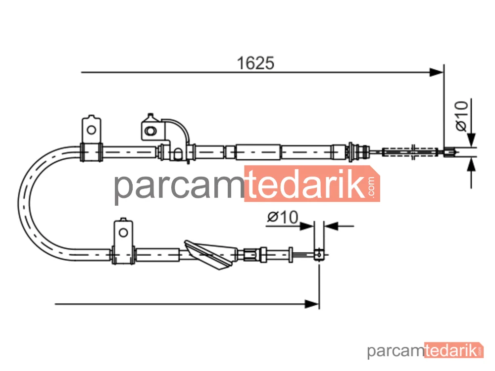 BOSCH 1987482081 | Teller ve Halatlar — Subaru Forester, Subaru Impreza
