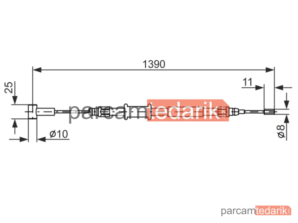 BOSCH 1987482213 | Teller ve Halatlar — Fiat Ducato