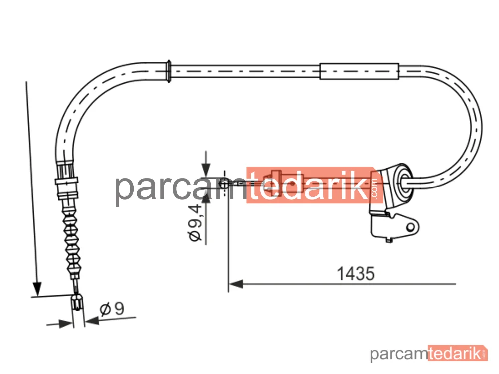 BOSCH 1987482230 | Teller ve Halatlar — Mini Cabrio, Mini