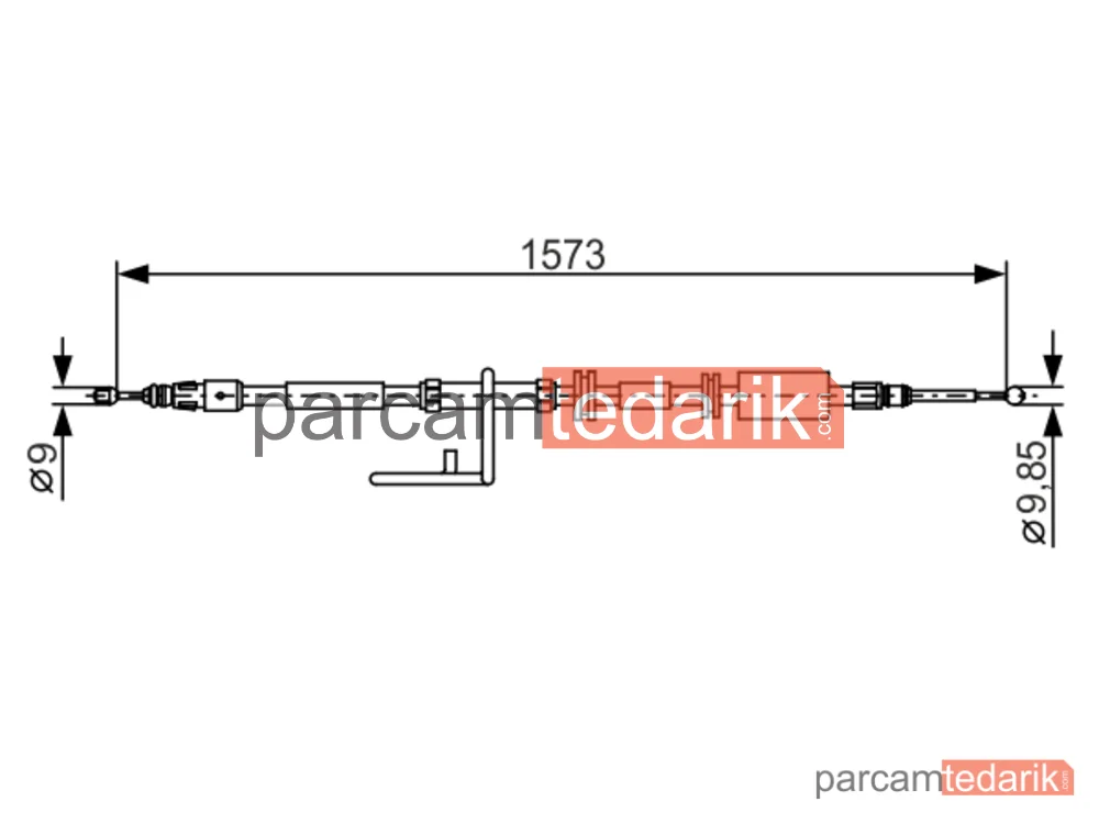 BOSCH 1987482313 | Teller ve Halatlar — Land Rover Freelander 2