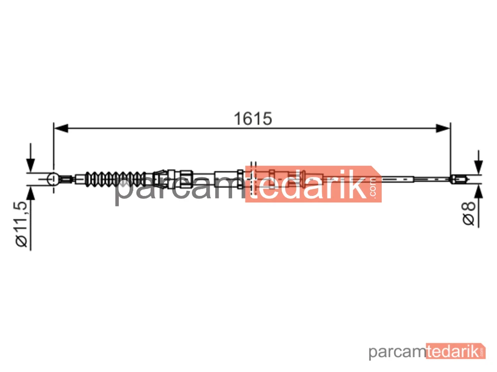 BOSCH 1987482328 | Teller ve Halatlar — Skoda Superb II