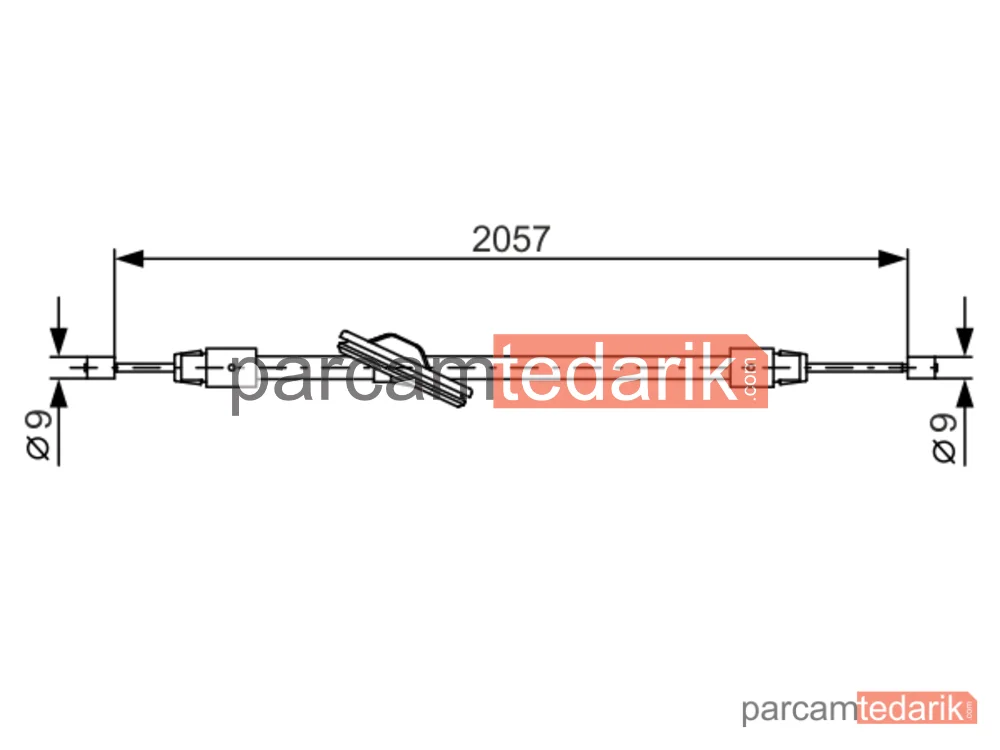BOSCH 1987482331 | Teller ve Halatlar — Mercedes-Benz C-Serisi, Mercedes-Benz C-Serisi T-Model