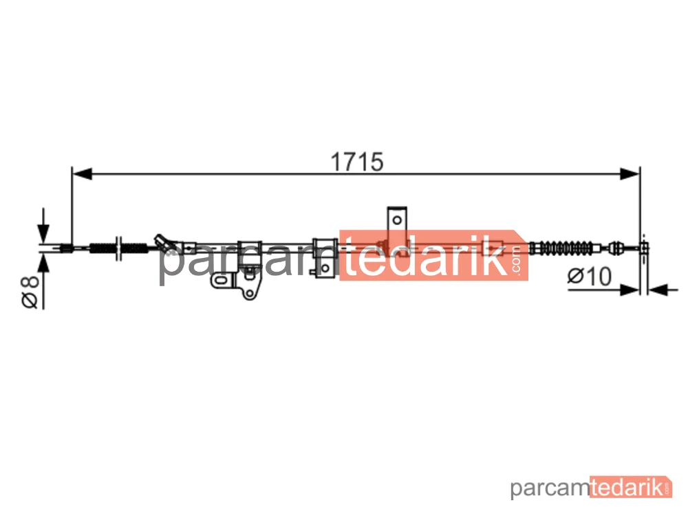 BOSCH 1987482348 | Teller ve Halatlar