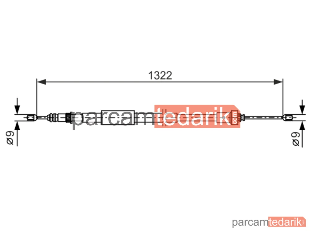 BOSCH 1987482385 | Teller ve Halatlar — Renault Clio III, Renault Modus / Grand Modus