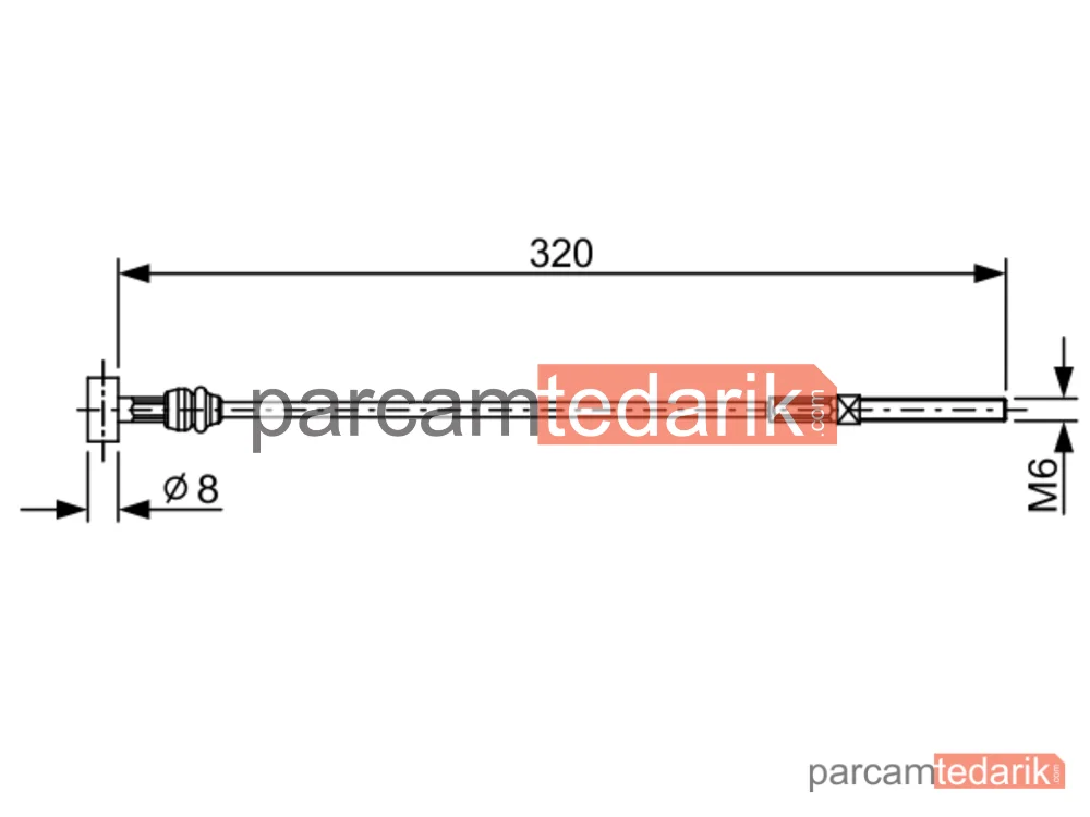 BOSCH 1987482460 | Teller ve Halatlar — Toyota Rav 4 III