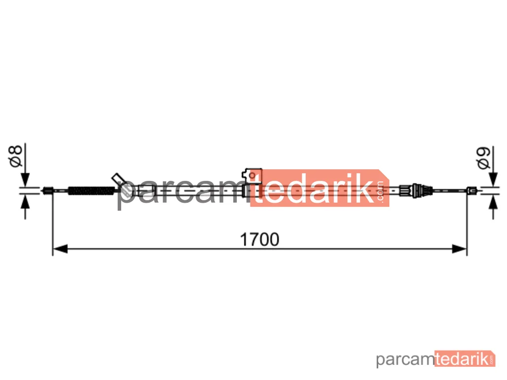 BOSCH 1987482631 | Teller ve Halatlar — Nissan Juke