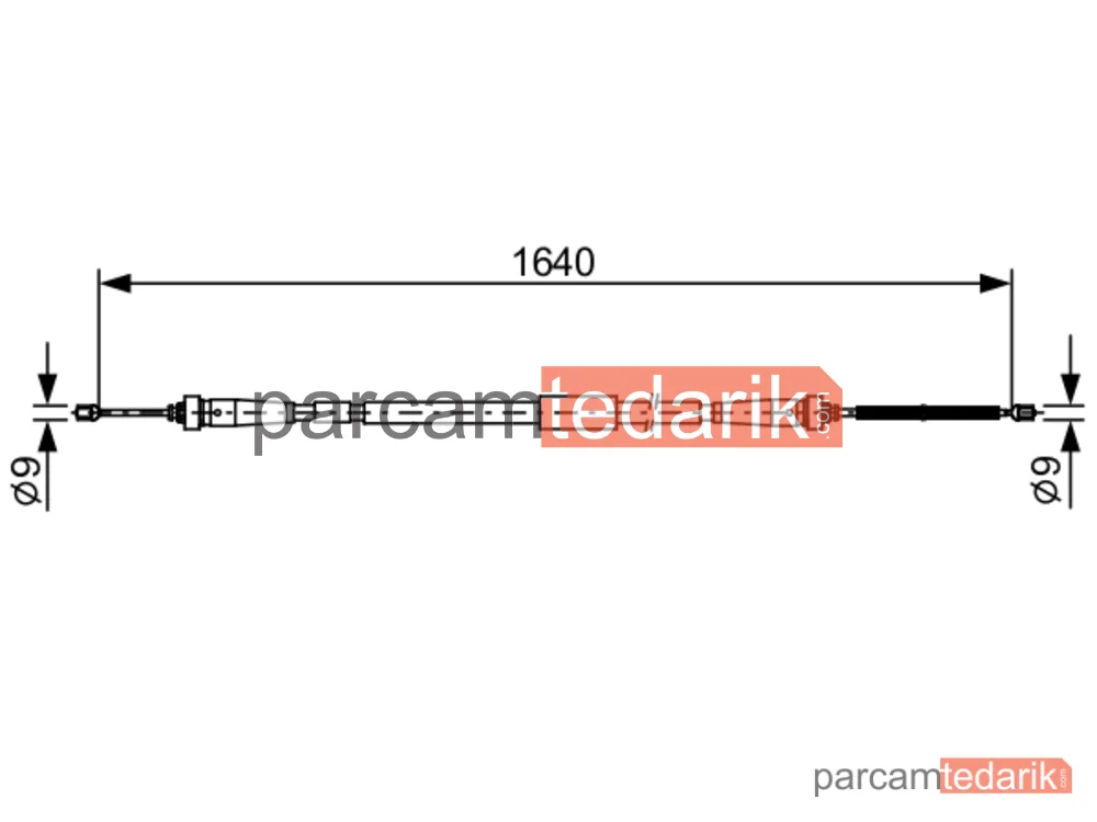BOSCH 1987482638 | Teller ve Halatlar — Renault Captur I