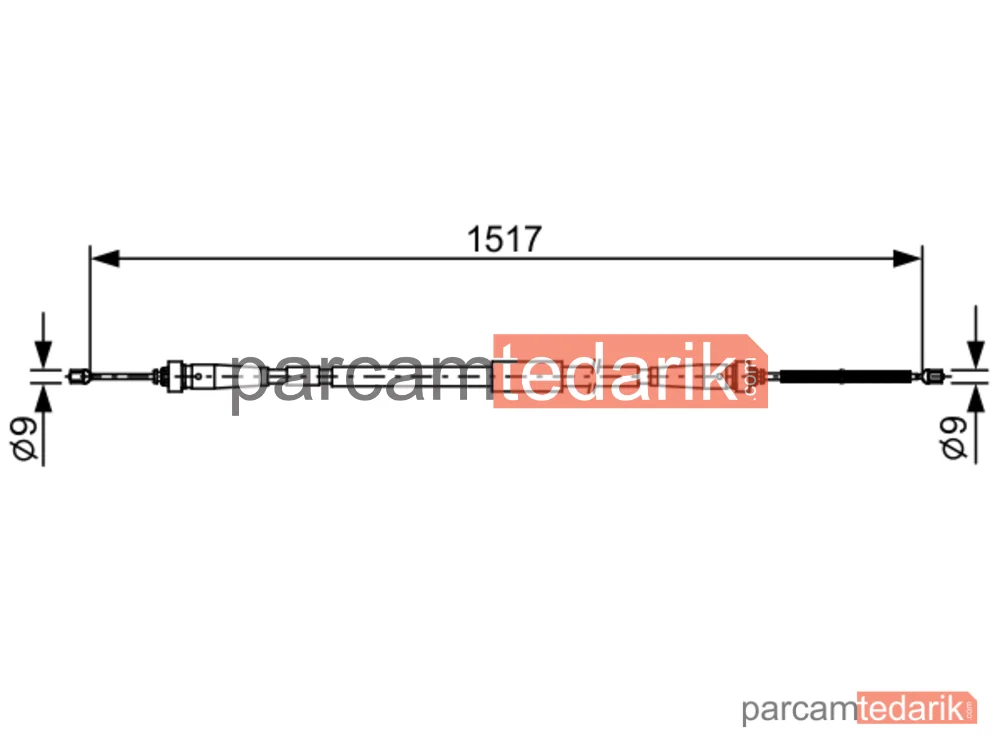 BOSCH 1987482639 | Teller ve Halatlar — Renault Captur I