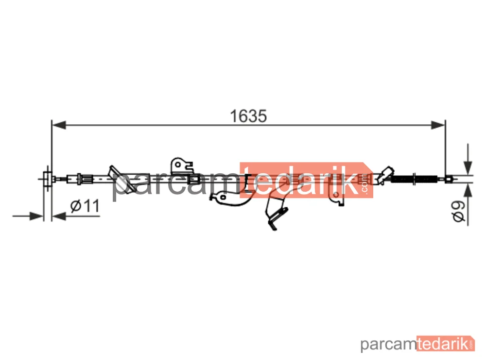 BOSCH 1987482690 | Teller ve Halatlar — Suzuki Swift IV
