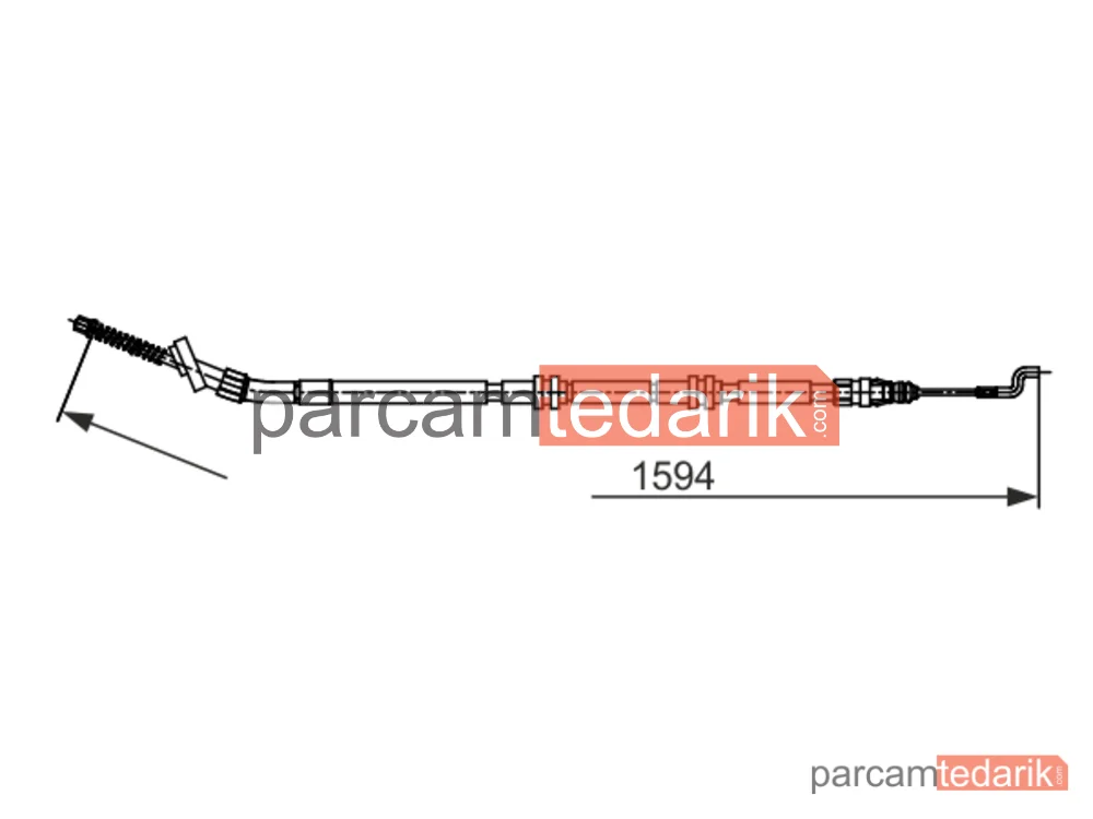 BOSCH 1987482729 | Teller ve Halatlar — VW Amarok