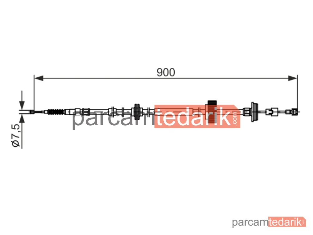 BOSCH 1987482793 | Teller ve Halatlar — BMW X5, BMW X6