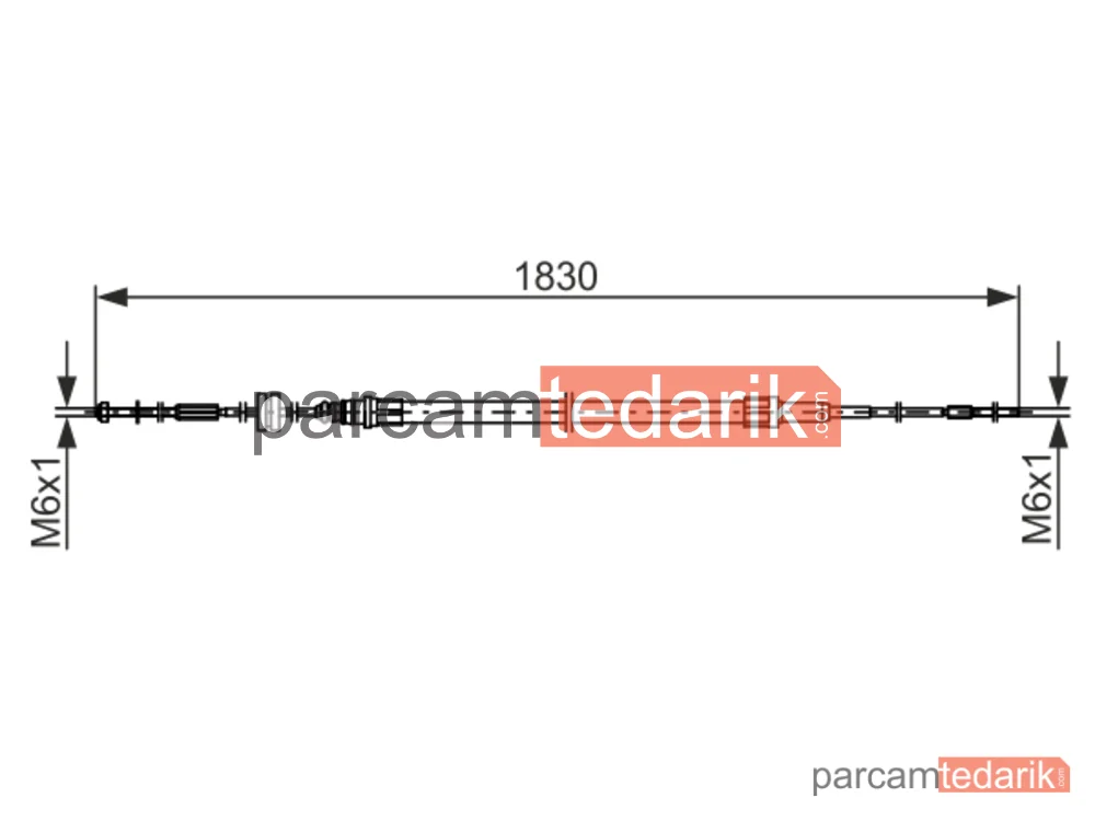 BOSCH 1987482863 | Teller ve Halatlar — VW Transporter T5, VW Multivan T5, VW Multivan T6