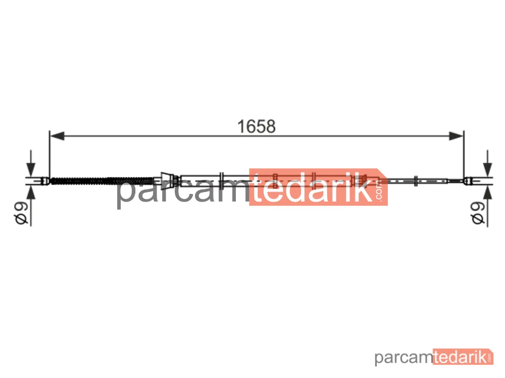 BOSCH 1987482865 | Teller ve Halatlar