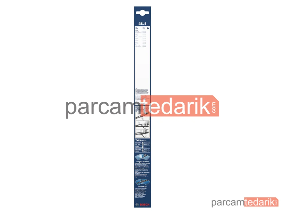 BOSCH 3397118543 | Silecek Süpürgesi — Daihatsu Charade III, Mitsubishi Galant VI, Daihatsu Charade IV
