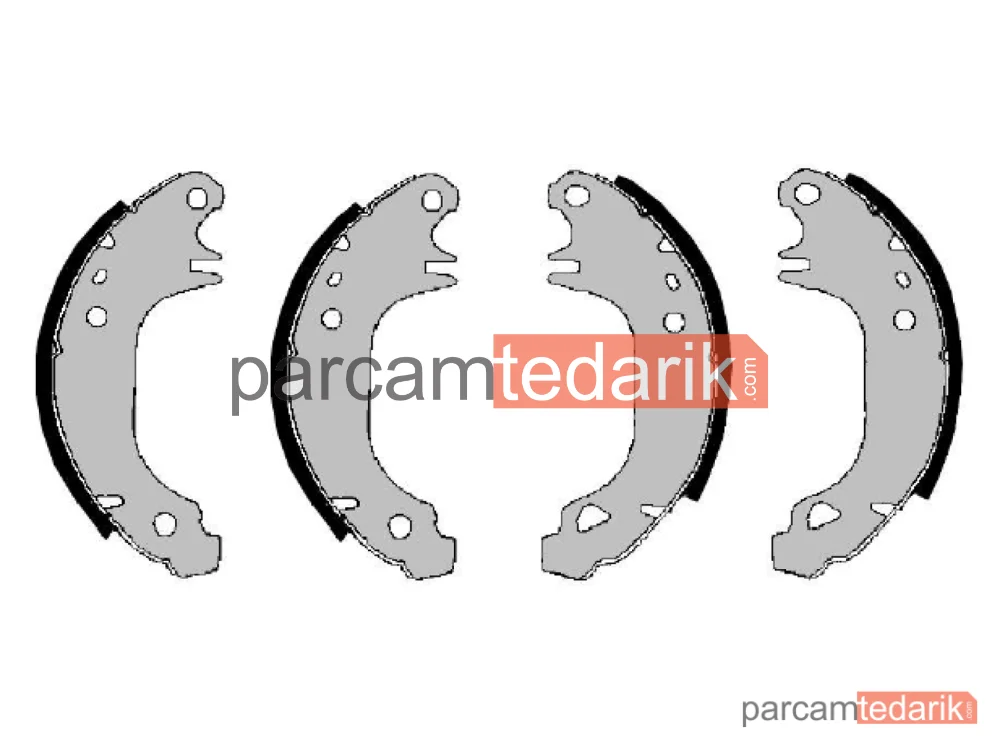 BOSCH F026004275 | Fren Balatası (Arka) — Peugeot 309 I, Peugeot 309 II, Renault 11