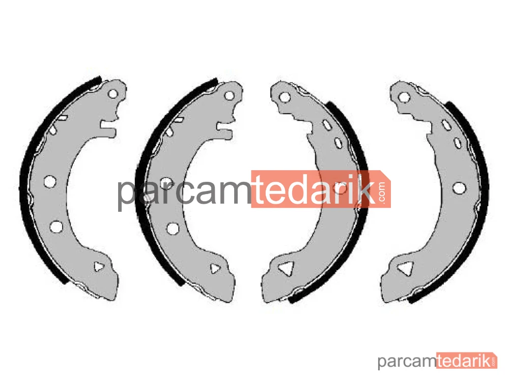 BOSCH F026004289 | Fren Balatası (Arka) — Renault Rapid, Citroen AX, Renault 19 II Chamade