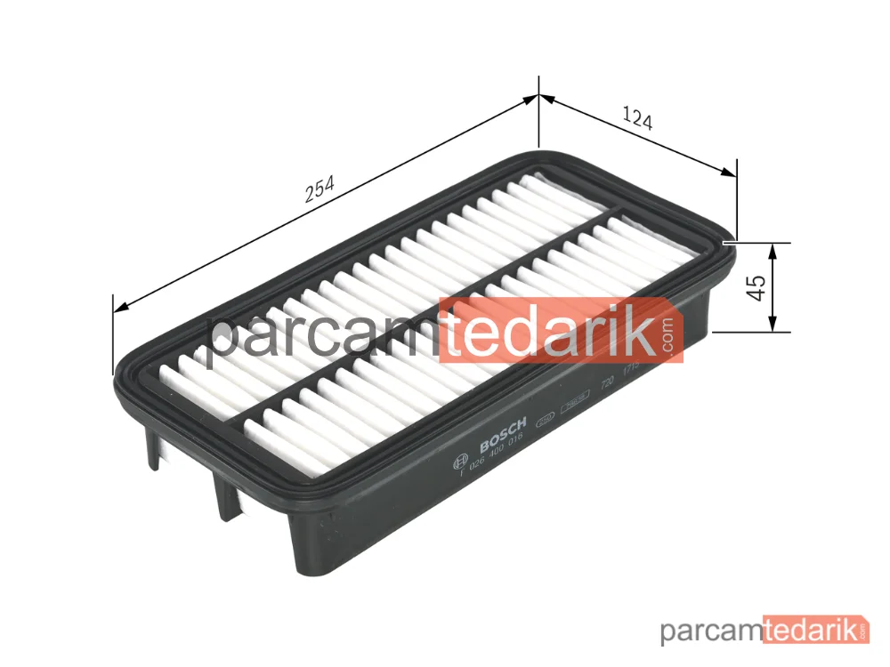 BOSCH F026400016 | Hava Filtresi — Hyundai Getz