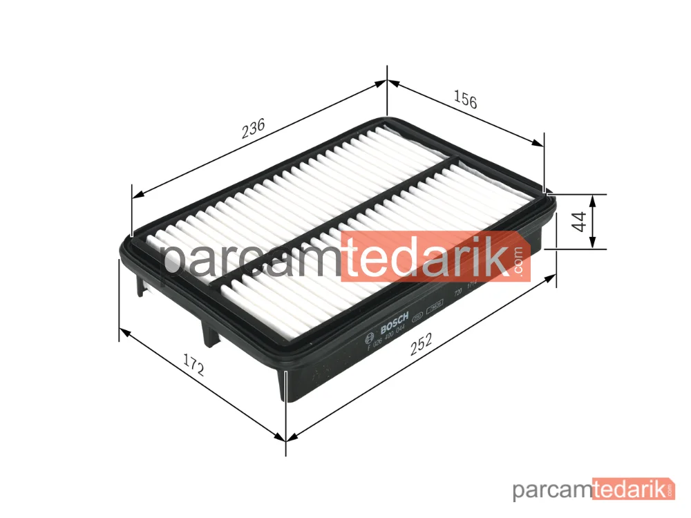 F026400044 | Hava Filtresi — Kia Sportage II, Hyundai Tucson, Kia Cerato I