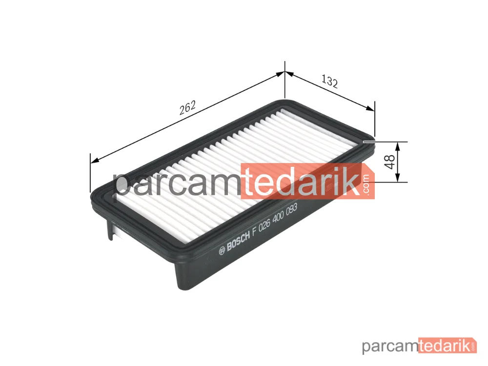 BOSCH F026400093 | Hava Filtresi — Kia Rio II, Hyundai Accent III